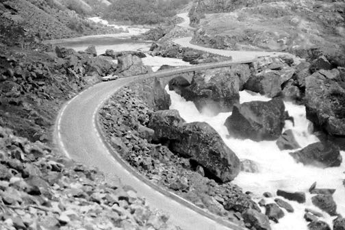 MG B resting in Måbødalen, Norway.