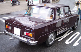 Alfa Romeo Giulia 1300 rear view.