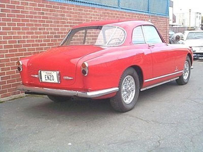 Ingrid Bergman's Ferrari in red