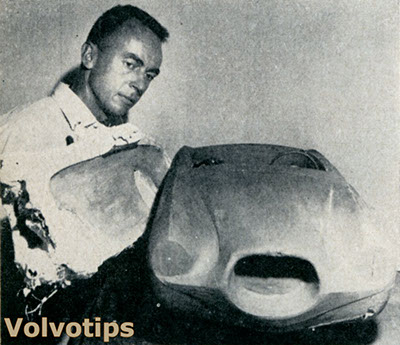 Glasspar's proposal for Volvo sports car.