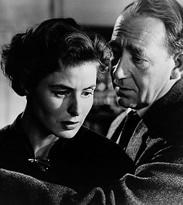 ​Ingrid Bergman Humphrey Bogart 1954.