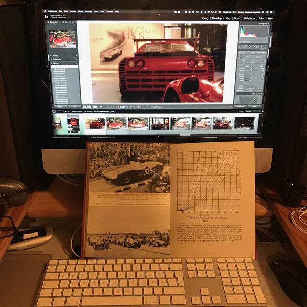 Piero Taruffi wall and book